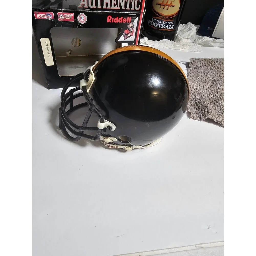 PITTSBURGH STEELERS Kordell Stewart #10 SIGNED Riddell MINI HELMET W/ Box